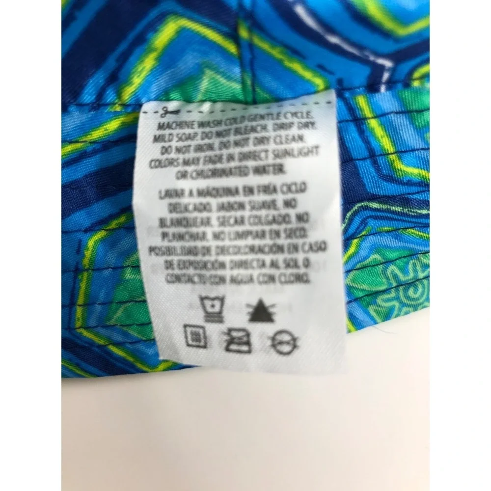 UV Skinz Bucket Hat Kids 12/18m Green Reversible Turtle Print Sun Hat 1912130101